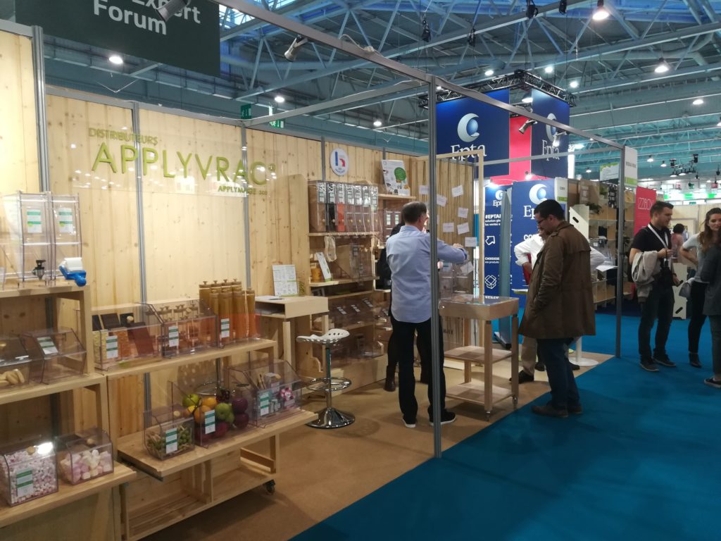 Natexpo 2019 stand Applymage, bac et silos fabriqués en france